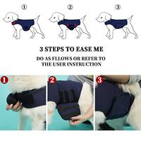 Veste anti-anxiété Gilet enveloppant léger et apaisant utilisé pour garder le confort des chiens effrayés par les feux d'artifice Thunder Storm //