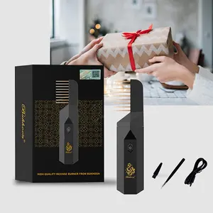 Muslim Arabic Bakhoor arab oil aroma diffuser Aroma Lamp USB Rechargeable Hair Incense Burner Women use
