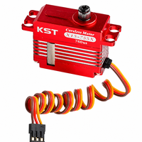 Kit de servomoteur miniature KST X15 755X sans noyau avec engrenage en acier trempé, couple de 2 kg pour le contrôle des hélicoptères modèles