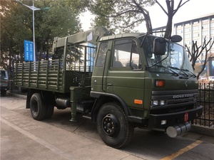 Camión grúa montado en camión de color verde sólido Dongfeng usado 4x2 - Product Image 2