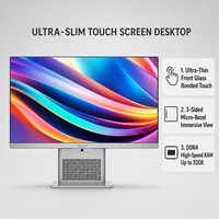 Ordinateur de bureau tout-en-un 27 pouces FHD 1920x1080 Intel Core i7 DDR4 32 Go 2 To SSD Windows 11 Bluetooth pour le travail de bureau sur grand écran