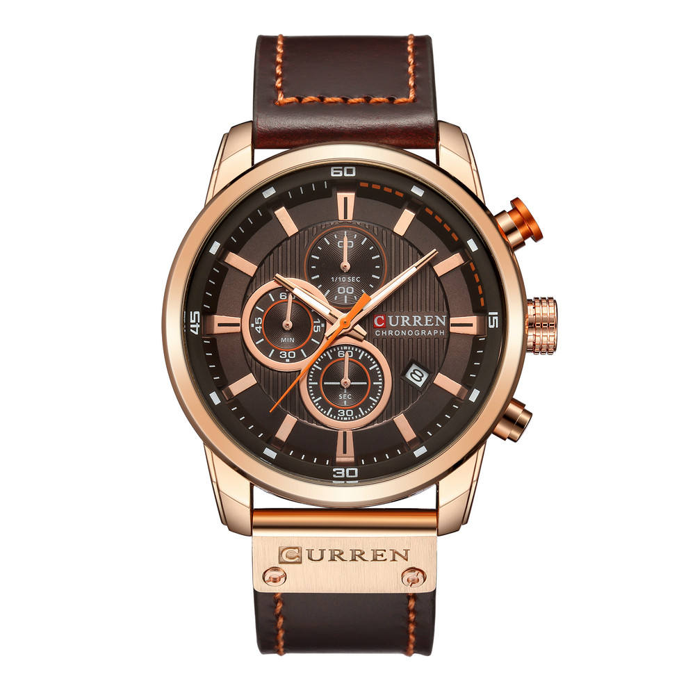 5 rose gold case coffee dial