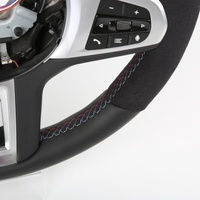 SSY pour Volant avec Design Dynamique, Couleur de Couture Personnalisable, Cuir Véritable pour G30 F10 F30 F11 G31 G32 X3 G01 X4 M2 M3 M4