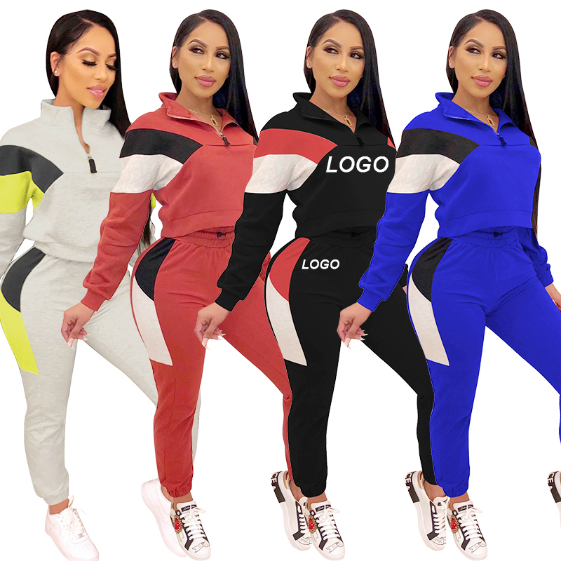 Женские толстовки, свитшоты, тренировочный комплект из 2 предметов, спортивные костюмы с длинным рукавом для женщин