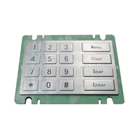 Panelmount Robuste clavier numérique industriel ATM en métal à 16 touches