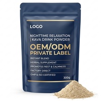 Kava certifié GMP ISO, emballé sous vide, directement de l'usine, mélange instantané personnalisé pour la relaxation nocturne, marque privée OEM
