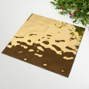 사용자 정의 크기 물 잔물결 스테인리스 스틸 시트 양각 금속 벽 및 천장 패널 - Product Image 6