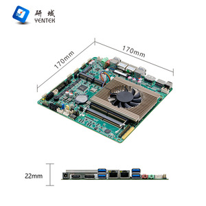 เมนบอร์ดอุตสาหกรรม Yentek Mini ITX 170x170 มม. รองรับเครือข่ายคู่ 6 SATA DDR5 ชิปเซ็ต SOC - Product Image 1