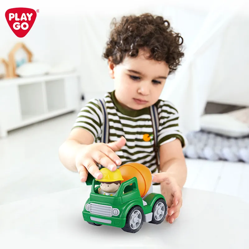 Playgo FIRST Babyspielzeug interaktiver Zementmixer zum Lernen und Spaßen