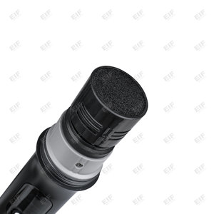 Micrófono Inalámbrico Profesional HP-3000 de Doble Canal con Batería AA, Conector XLR y Control de Volumen para Karaoke/Bar/Fiestas - Product Image 3