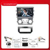 Reproductor de DVD con Pantalla Táctil para Automóvil Android, Reproductor de Automóvil con Carplay Inalámbrico Android, Cámara de Automóvil, Radio para Ford Fusion Mondeo 5 2012-2019