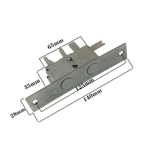 <span class=keywords><strong>Serrure</strong></span> à mortaise latérale universelle pour portes antivol, accessoires de <span class=keywords><strong>serrure</strong></span> de porte domestique, corps de <span class=keywords><strong>serrure</strong></span> en fer - Product Image 3