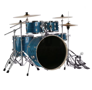 Set Completo di Batteria per Adulti a 5 Pezzi con Supporti per Piatti, Sgabello, Pedale, Bacchette e Floor <span class=keywords><strong>Tom</strong></span> - Vendita all'Ingrosso/OEM/Prodotti Selezionati - Product Image 2