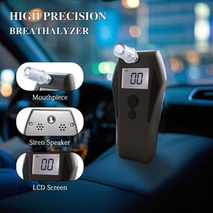 เครื่องวิเคราะห์แอลกอฮอล์ระดับสูงพร้อมเซ็นเซอร์ไฟฟ้าเคมีและจอแสดงผล LCD เพื่อการวัด BAC ที่แม่นยำ - Product Image 2