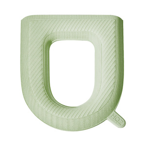 Toilet Seat Cover <b>EVA</b> Waterproof Washable Wipeable Avocado Green For Summer Use 99% Compatible With Toilets - Product Image 5