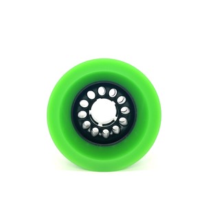 Fabricante PU Pro Downhill Skateboard <span class=keywords><strong>Longboard</strong></span> <span class=keywords><strong>Ruedas</strong></span> 75mm * 60mm Cruiser Skateboard <span class=keywords><strong>Ruedas</strong></span> Verde <span class=keywords><strong>Freeride</strong></span> <span class=keywords><strong>Longboard</strong></span> Rueda - Product Image 4