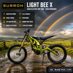 Motocicleta <span class=keywords><strong>Eléctrica</strong></span> Todoterreno Surron Light Bee X 2026, 10kW de Potencia Máxima, 72V 35Ah, 295Nm de Torque, 75km de Autonomía, Enduro <span class=keywords><strong>Eléctrica</strong></span> para Adultos - Product Image 1
