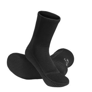 Calcetines de <span class=keywords><strong>Buceo</strong></span> Negros de Neopreno de 3 mm con Partículas Antideslizantes en la Suela, Botines y Calcetines Impermeables para Deportes Subacuáticos - Product Image 1