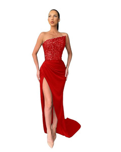 Liu Ming <span class=keywords><strong>mujer</strong></span> verano Sexy sin tirantes lentejuelas vestido <span class=keywords><strong>de</strong></span> novia brillante Patchwork diseño sin mangas traje <span class=keywords><strong>de</strong></span> fiesta <span class=keywords><strong>de</strong></span> <span class=keywords><strong>noche</strong></span> nuevo - Product Image 5