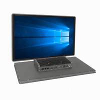 PC industriel tout-en-un 23,8 pouces avec écran tactile HMI Intel J4125/J6412/N100, sortie 2.5GbE RS485