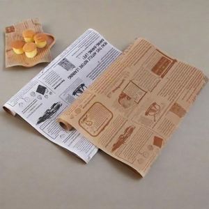 High Quality Grease Oil Proof Biodegradable Food Grade Wax <b>Paper</b> Butter Wrapping Burger Wax <b>Paper</b> - Product Image 1