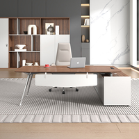 Pieds de table rectangulaires modernes en acier chromé avec cadre noir thermolaqué pour bureaux et salles de réunion