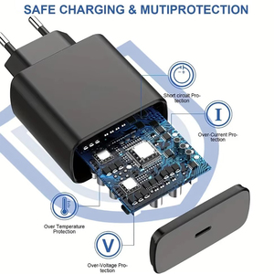 Cargador Superrápido Original de 45 W con Adaptador PD, Puerto <span class=keywords><strong>Tipo</strong></span> C PD de Carga Rápida para Samsung S24 S25 S26 S23 Ultra, Enchufe EU/US/UK - Product Image 2
