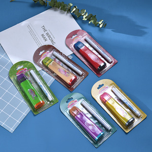 Penna acquerello all'ingrosso novità tricolore penna magica arcobaleno 3 in 1 pennarello magico acquerello arcobaleno - Product Image 1