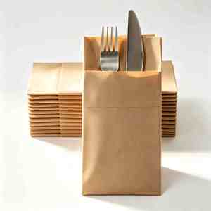Airlaid <b>Napkins</b> Custom Logo Dinner Tissue <b>Paper</b> Hot Sale Upack 2 Ply Bag Style Disposable Restaurant <b>Napkins</b> - Product Image 4
