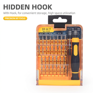 <b>Precision</b> <b>Set</b> Tools 33 In 1 Magnetic <b>Screwdriver</b> Kit For Mobile Phone Repair With Hidden Hook Storage - Product Image 1