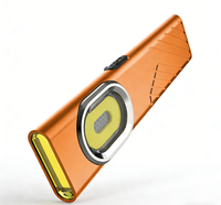 Mini lampe torche LED en aluminium rechargeable par USB Type-C, étanche, avec clip magnétique, lampe de poche d'urgence pour le camping et les activités de plein air, lumière d'avertissement