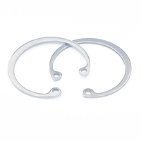 Stainless Steel C-Type Circlip, Internal Retaining Ring for Hole, Industrial Fastener