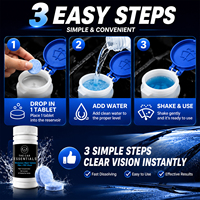 Tablettes effervescentes concentrées Astree pour lave-glace, décontamination puissante, nettoyant pour vitres de voiture, OEM en vrac