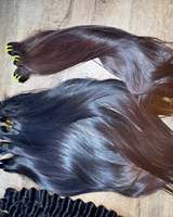 Lot de Cheveux Humains Bruts Non Traités Vietnamiens Lisses Naturels, Cuticules Alignées, Cheveux Vierges, Fournisseur d'Extensions de Cheveux Indiens et Cambodgiens