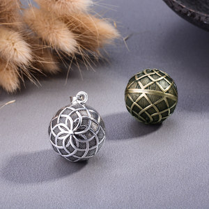 Bola <span class=keywords><strong>de</strong></span> Melodía del <span class=keywords><strong>Embarazo</strong></span> Harmony Ball, Campanilla <span class=keywords><strong>de</strong></span> Ángel, Colgante Mexicano, Collar con Colgante <span class=keywords><strong>de</strong></span> Bola - Product Image 3
