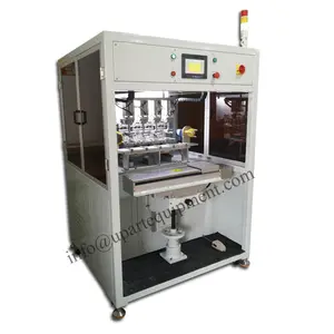 Máquina de impressão automática de almofada de quatro cores para substrato irregular UP325-S4ND, servo motor de precisão, 4 cores
