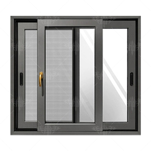 Fenêtres coulissantes <span class=keywords><strong>de</strong></span> conception française Véranda à double vitrage en aluminium Accessoires en aluminium Portes et fenêtres coulissantes - Product Image 2