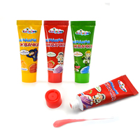 Bonbons en gros personnalisés sous marque privée, bonbons liquides amusants en forme de dentifrice, saveur cola, sirop à mâcher Q, confiture, bonbons jouets pour enfants, ODM OEM