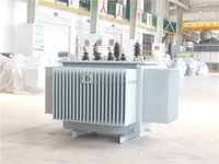 Transformateur de puissance triphasé à bain d'huile série S11 10 kV 30 kVA-2500 kVA à enroulement en cuivre