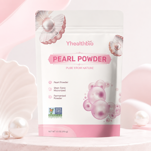 Polvo de Perla Microfinado Fermentado de Alta Pureza, Rico en Aminoácidos Naturales, Materia Prima Cosmética para Productos de Cuidado Facial - Product Image 1