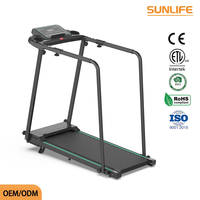 Treadmill Elektrik Komersial Harga Terjangkau dengan Desain Lipat dan Layar LED untuk Sesi Latihan Berjam-jam