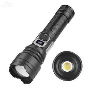 Multifunzione con Zoom telescopico XHP160 torce a LED USB ricaricabili per altre luci portatili da campeggio