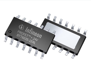 BTT60351ERLXUMA1 ไอซีสวิตช์จ่ายไฟ - สวิตช์จ่ายไฟแบบสมาร์ทไฮไซด์สำหรับการจ่ายไฟแบบช่องสัญญาณเดียว, 35 ม.โอห์ม - Product Image 1