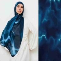 Tendance 2025 : Jilbab personnalisé avec logo, en modal satiné, respirant, léger, toutes saisons, châle de luxe pour femmes musulmanes