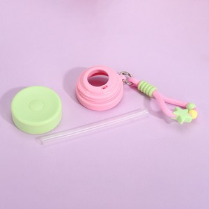 Cute Mini Milk Jar Insulated Water Bottle 316 Stainless Steel <b>Double</b> <b>Wall</b> Vacuum Portable Travel <b>Mug</b> With Straw For Home Car - Product Image 3