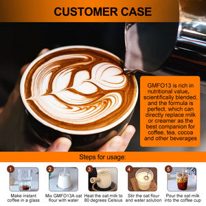 AMULYN Supply GMFO13A High Calcium Hydrolysis Enzymolysis Instant Oat <strong>Milk</strong> <strong>Powder</strong> for Coffee - Product Image 4