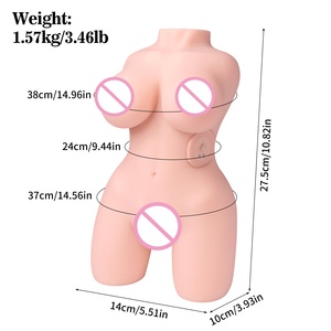 Masturbatore Realistico Vibrante per Uomini, Giocattolo Sessuale Mini Torso in TPR Morbido, Spedizione Discreta e Confezione Privata - Product Image 2