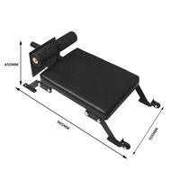 Banc GHD Mini Nordique - Chaise Romaine Multifonctionnelle pour les curls des ischio-jambiers, les extensions dorsales et les exercices de renforcement du tronc, Équipement de gym à domicile