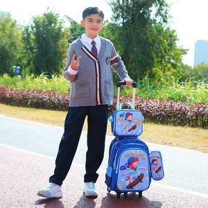 kidplace Sacs d'École pour Écoliers du Primaire, <span class=keywords><strong>Cartable</strong></span> Dessin Animé 16 Pouces Imperméable, Ensemble de Sac à Dos Léger pour Enfants, OEM ODM à Faible MOQ - Product Image 5