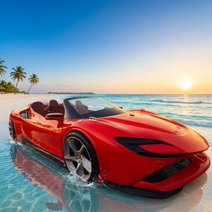 Jet-ski Ferrari haute vitesse, 170 °   Drift Tri-Hull avec moteur Yamaha, choix premium pour les parcs aquatiques et la <span class=keywords><strong>location</strong></span> en mer - Product Image 4